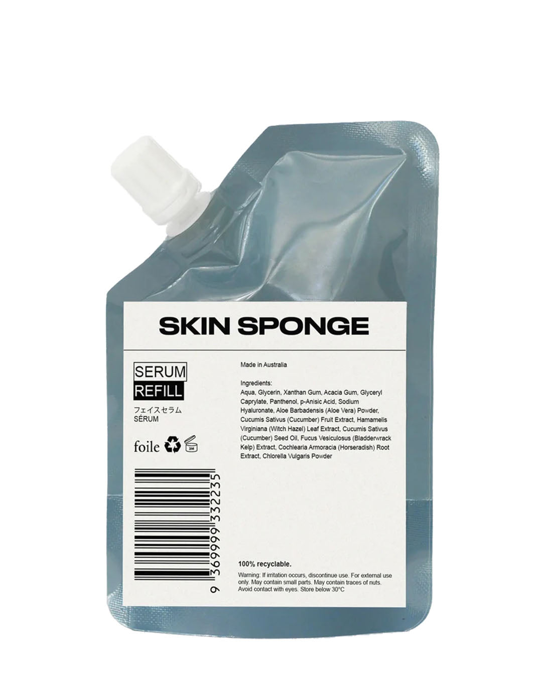 Skin Sponge Serum - Refill Skincare by Foile - Prae Store