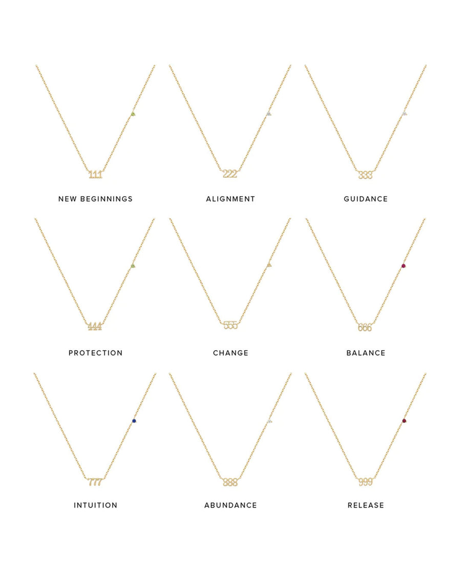 333 Angel Number Choker Necklaces by YCL Jewels - Prae Store