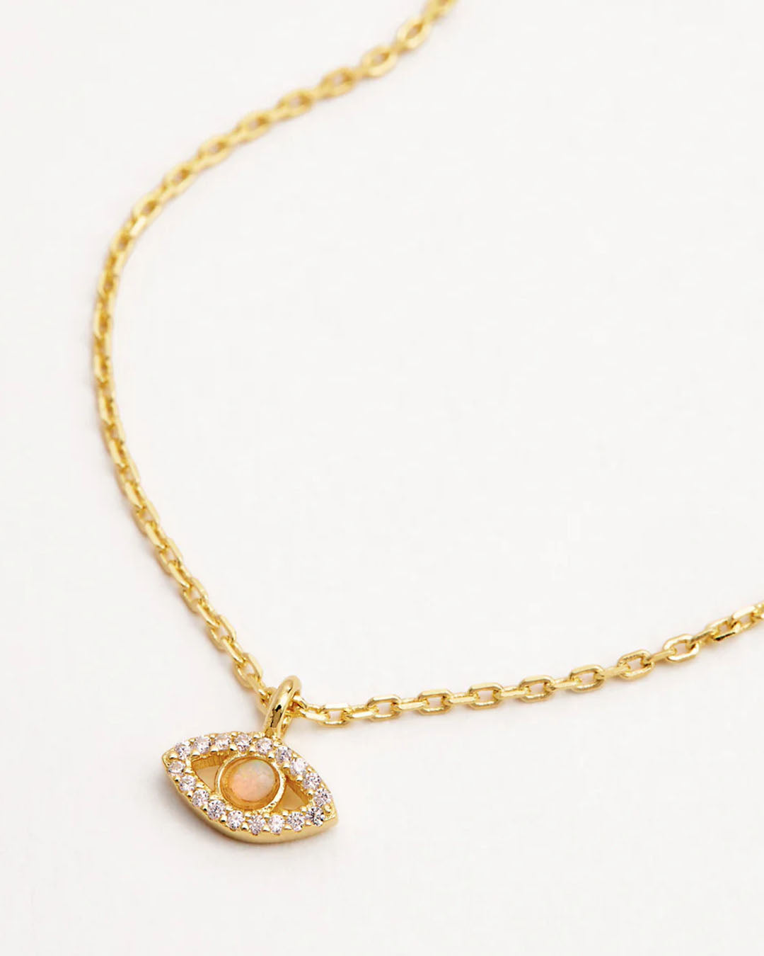 Gold Eye of Intuition Necklace Necklaces by By Charlotte - Prae Store
