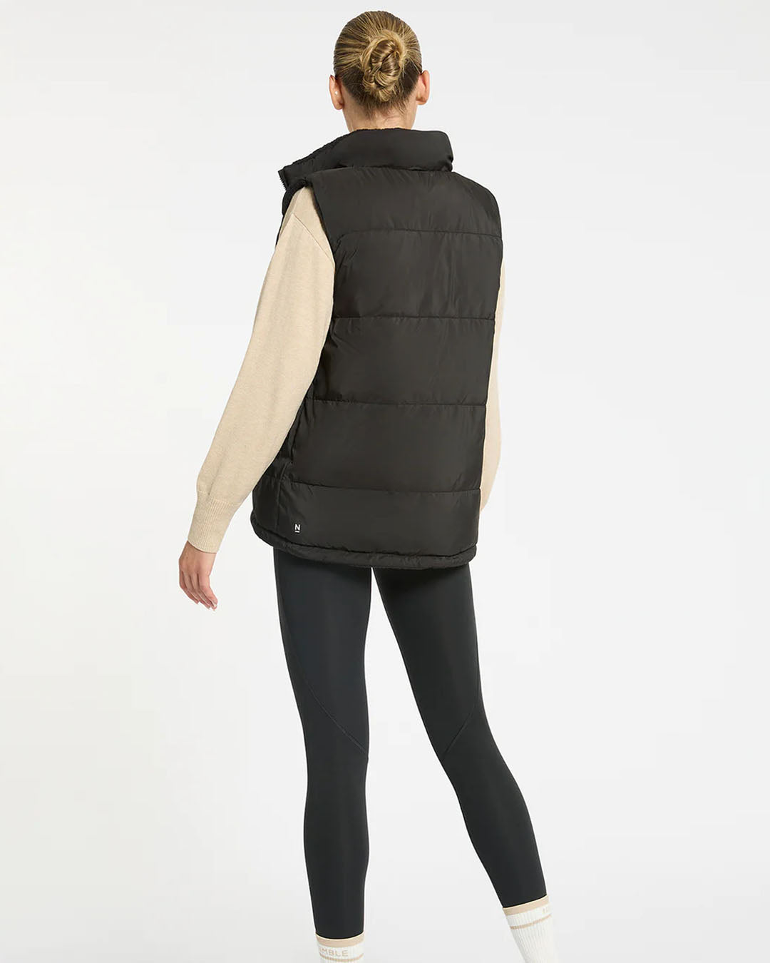 Reversible Half-Time Vest - Black Jackets by Nimble - Prae Store