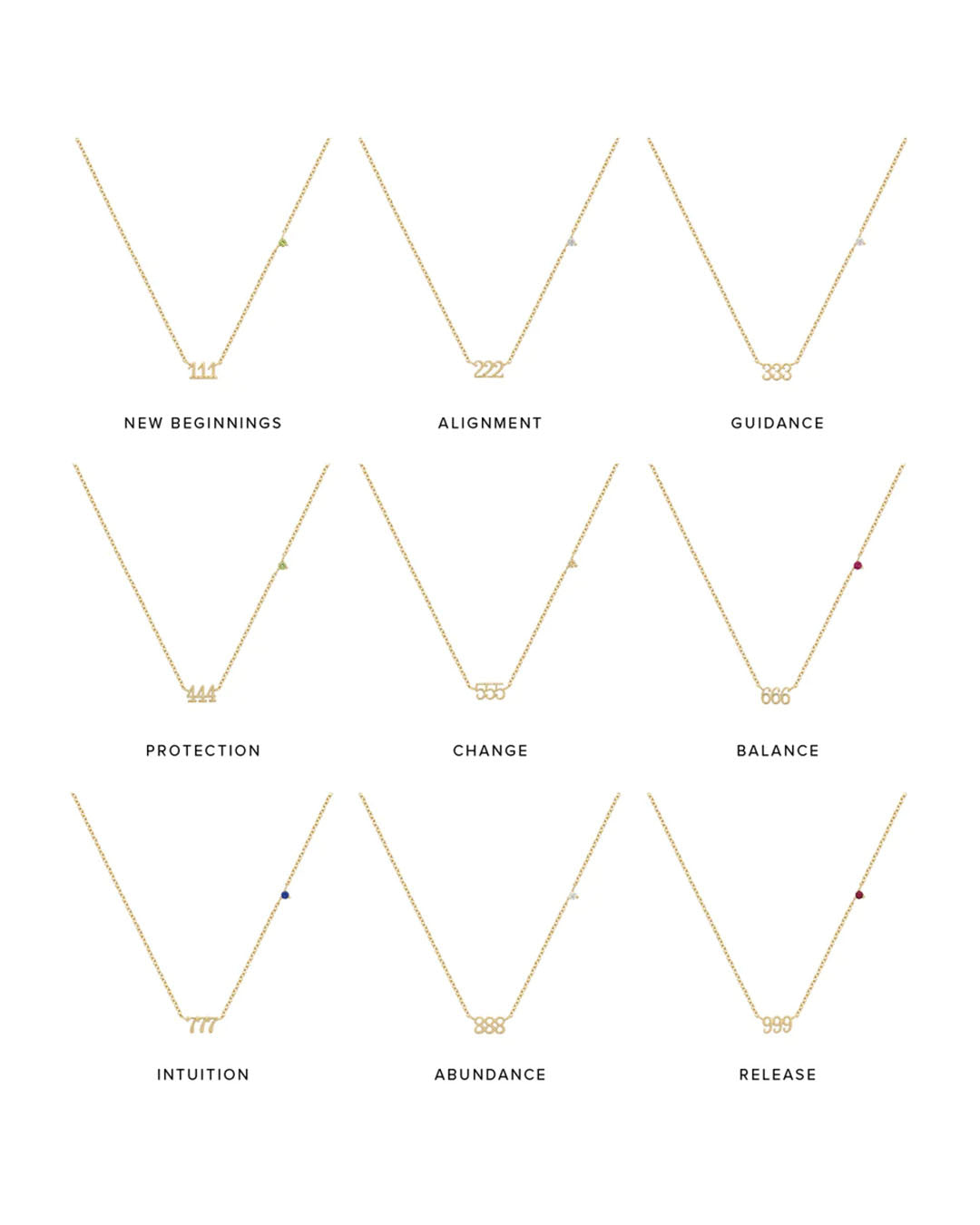 555 Angel Number Choker Necklaces by YCL Jewels - Prae Store