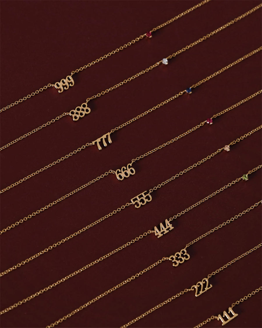 666 Angel Number Choker Necklaces by YCL Jewels - Prae Store