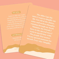 Affirmations To Guide Your Journey - Box Card Set - Prae Store
