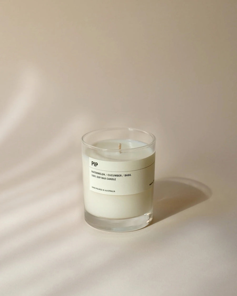 Clear Tumbler Soy Candle - PIP Candles by We Are Posie - Prae Store
