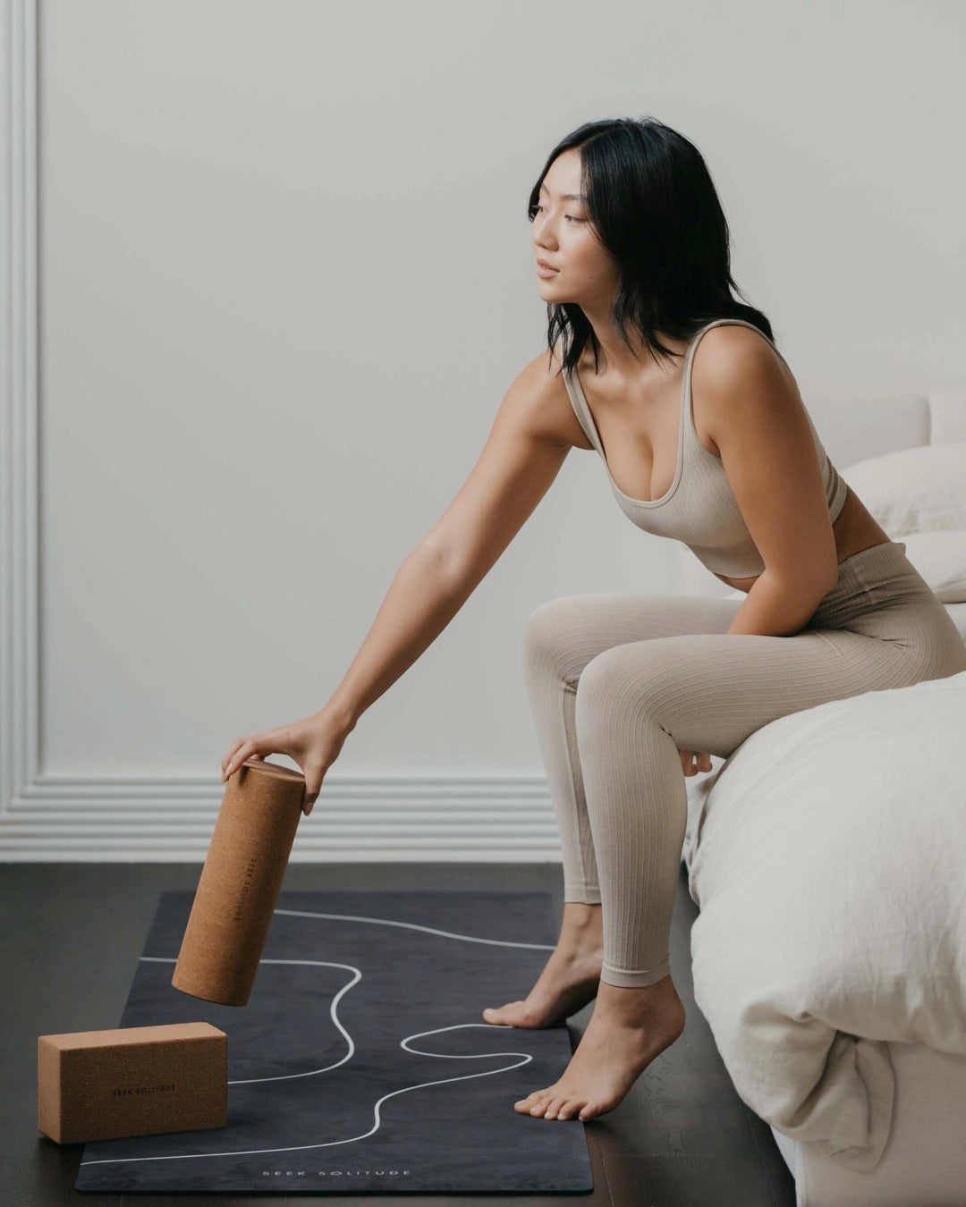 Cork Roller Yoga Accessories by Seek Solitude - Prae Store