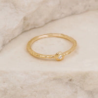 Gold Guiding Light Ring - Prae Store