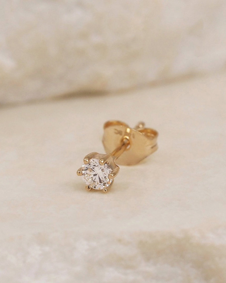 14k Gold Sweet Droplet Diamond Earrings - Prae Store