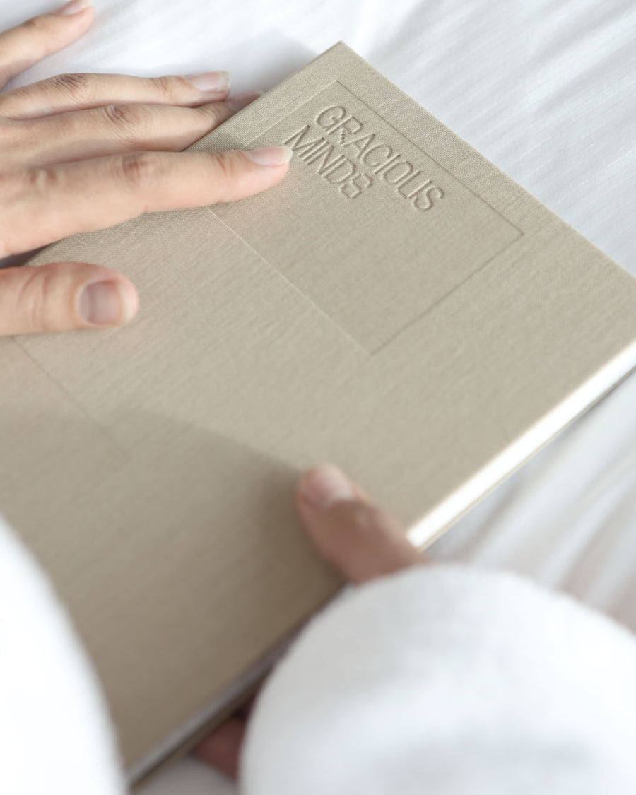 Reflections Linen & Stone Paper Journal - Desert Sand Books by Gracious Minds - Prae Store