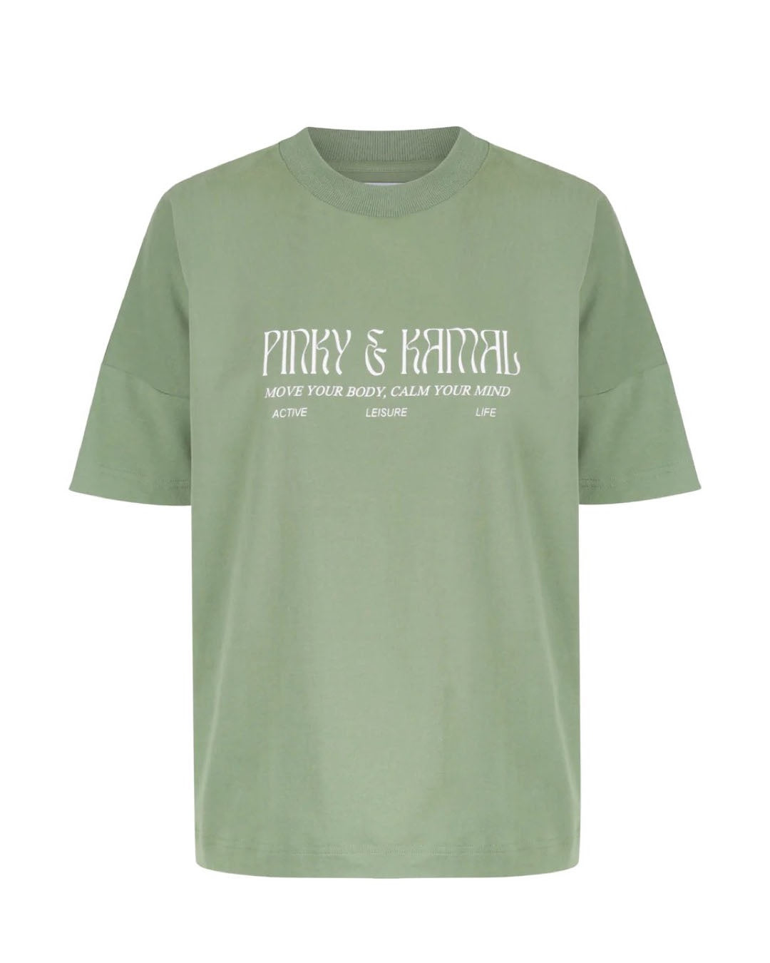 Pinky & Kamal Logo T-Shirt - Sage Tanks & Tees by Pinky & Kamal - Prae Store