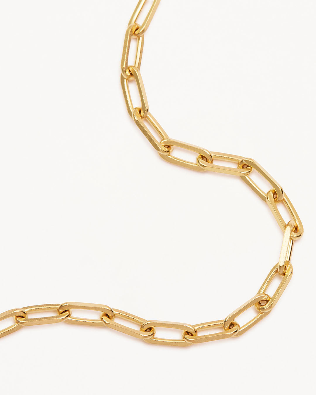 Gold 18" Link Chain Necklace Jewellery by By Charlotte - Prae Store