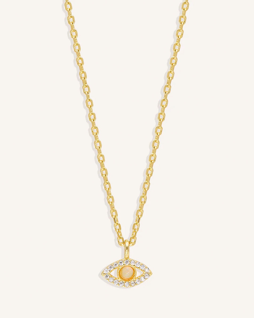 Gold Eye of Intuition Necklace Necklaces by By Charlotte - Prae Store