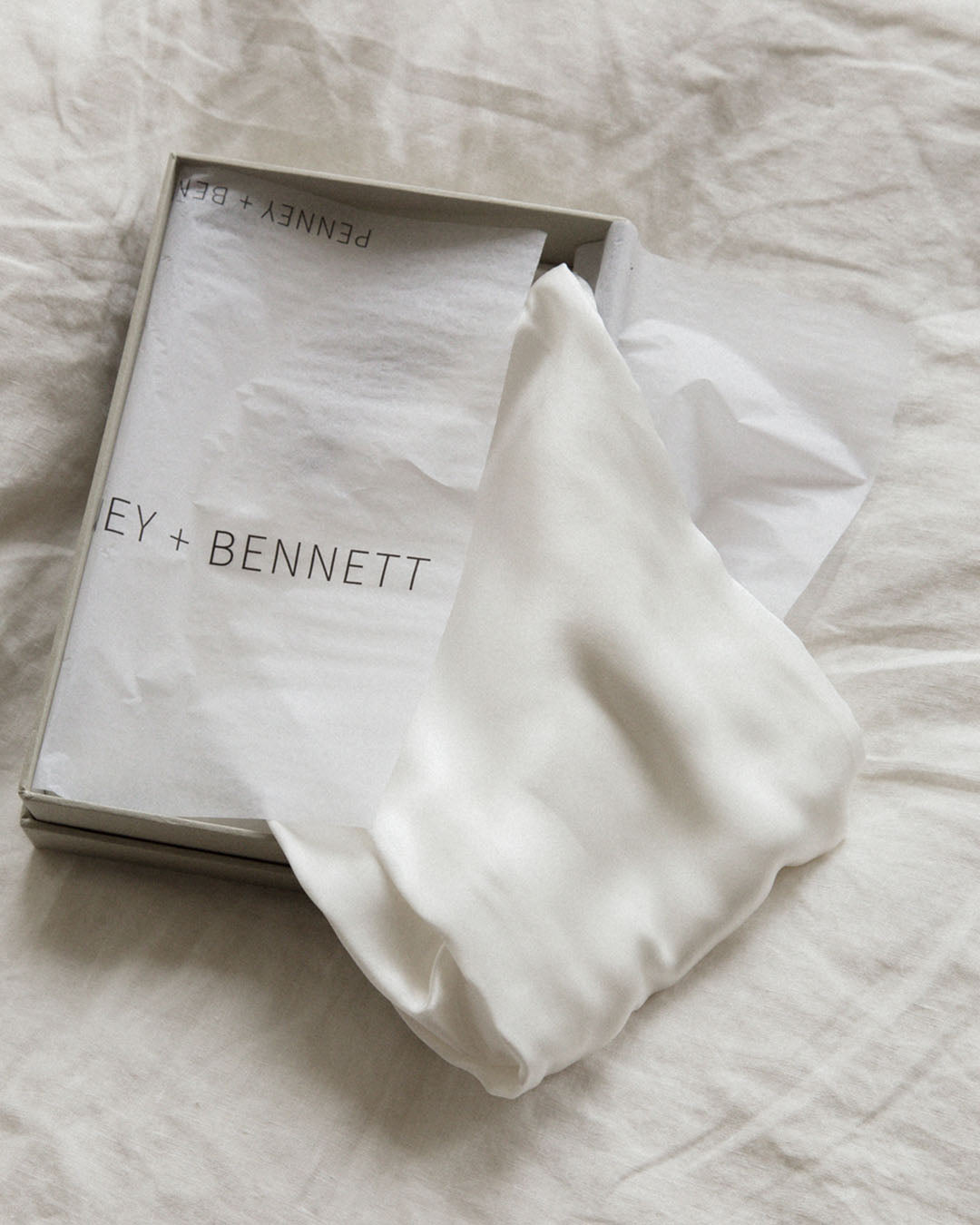 Ivory Beauty Pillow Eye Masks and Pillowcases by Penney + Bennett - Prae Store