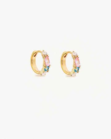 Gold Cherish Deeply Hoops Earrings by By Charlotte - Prae Store