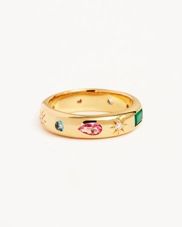 Gold Connect to the Universe Ring Rings by By Charlotte - Prae Store