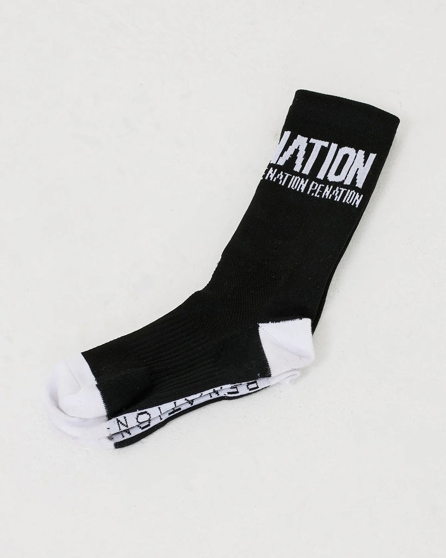 Backline Sock in Black 2022 Socks by PE Nation - Prae Store