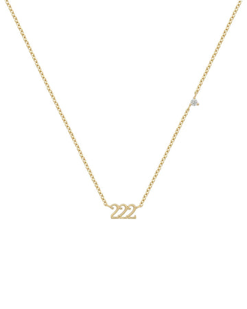 222 Angel Number Choker Necklaces by YCL Jewels - Prae Store